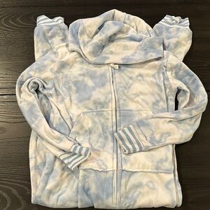 Cat & Jack Blue and White Pajama Hoodie